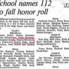 High Honor Roll 7th Grade