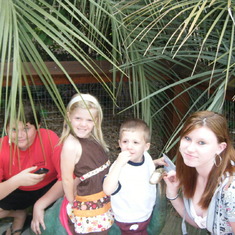 Our kids at the zoo
