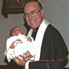 Baptism with Bishop Larkin