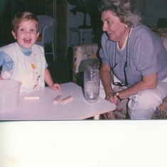 Andrew and Grandma Clapp