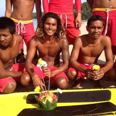 Phuket Lifeguards with Loy Krathong