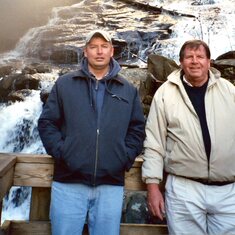 Me and Dad, Amicalola Falls, GA fall 2003