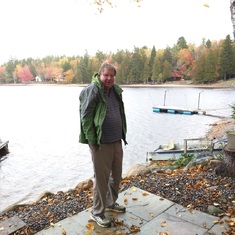 Dad at Lake Utopia.