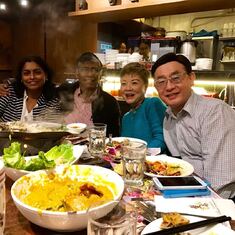 Happy Thai dinner in hk 