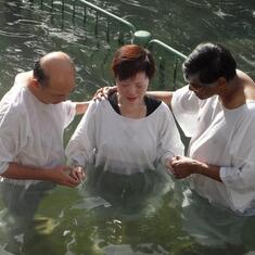 Ps. Andrew baptized me at river Jordan on 15th Oct, 2010.