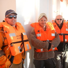Safety training onboard R/V Akademik Fedorov