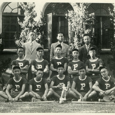St Johns Baseball Team (Andy in center)