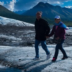 Andrew and Hillary in Alaska - July 2016