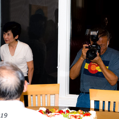 Ellie's Father 90th Birthday Celebration at Conductor Liu's Home on 2017-09-24