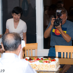 Ellie's Father 90th Birthday Celebration at Conductor Liu's Home on 2017-09-24