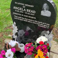 Angela headstone ❤️