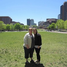Philadelphia with mom