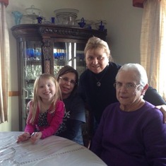 Anita, Linda, Heather & Kaitlyn - Four Generations