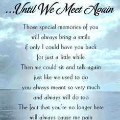 Aunt Nita, Until we meet again!!