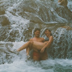 Erik & Anita (Dunn's River Falls, Jamaica,1985)
