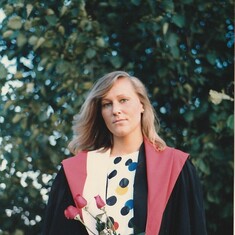 Anita's York University Graduation (Toronto, 1986)