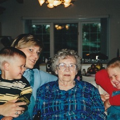 Kristian, Anita, Anita's Grandmother Sepa & Karina (Toronto) 