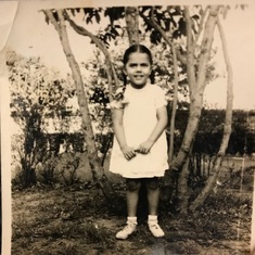 Probably taken at age six (1954)