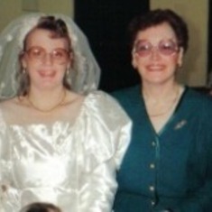 Me and Mum on my wedding day.