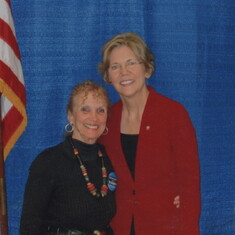 Dynamic Duo. Elizabeth Warren inauguration first senate term 2013