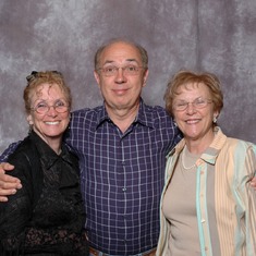 Ann with Brother Bob and Sister Myrna, a sturdy triangle.
Three lives lived well.