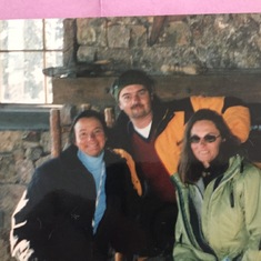Ann Marie, Gieo, Angela at the Blue Cloud lodge in Vail