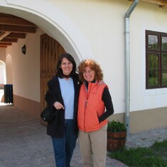 Ann and Edit in Szentendre, Hungary