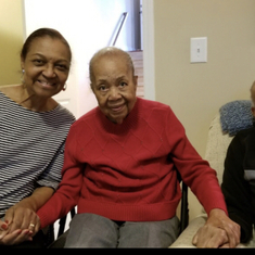 Cousin Anna with Cousins Pairlene and Arthur Padmore