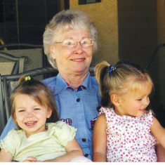 2004 Grandma-Great with Morgan & Chloe