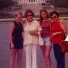Lois, Grandma Deemer, Alice and Mom (late 1970"s)