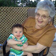 mom and great grandson Benny