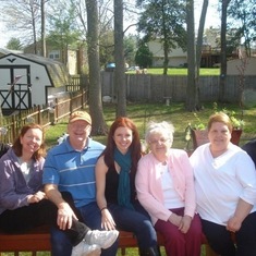 Our visit to Maryland to see Barb and Bill.  Chris, Alice, Dan, Stephy, Mom, Barb and Bill.
