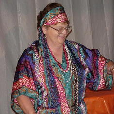 Gypsy momma at Halloween