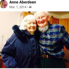 Both her parents are gone now, they certainly loved having her around to take care of them in the last several years, I think Anne wore a path between Ottawa and Kingston.
