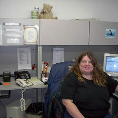 I think this was at her Digby Nova Scotia office, circa approximately 2005?