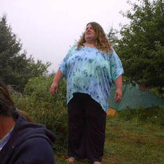 . . . at the little retreat centre I met Anne at near the Ovens, Nova Scotia.