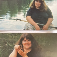 On a lake just outside of Kingston, Ontario in the late 1980s.