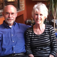 Mom and Dad visiting Don and Joy Keenan in Mexico