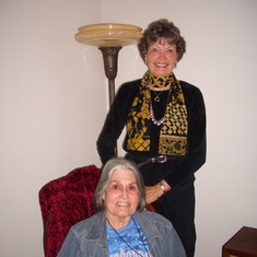 Anne Huddleston and sister Carol Wagner
