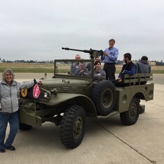 Our WWII Dodge Truck. Anne always supported me with my crazy hobbies. 