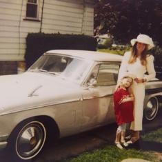 Brightty girl and Anna's Studebaker ...some very good ole days:)