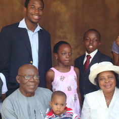 Mom, Dad and grandchildren (some)