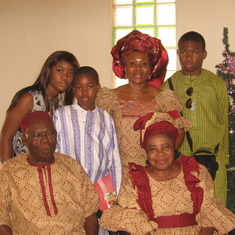 Mommy, Daddy and Ochi Nwam and her children