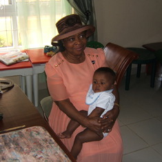 Auntie Nene with Nnamdi Ogali - Sept 2007.