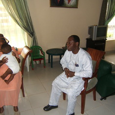 Aunite Nene with Nnamdi and Uncle Ugorji - Sept. 2007