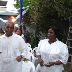 Pastors Chris & Ude Ogali @ Shekinah Praise in memory of Mommy