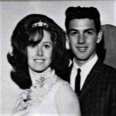 Annie and Vince Feb. 14, 1964 Valentine's Day dance