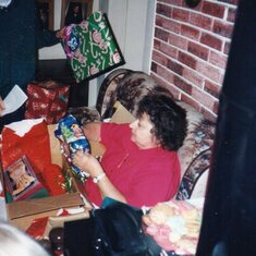 Mom loved Christmas (and getting presents).