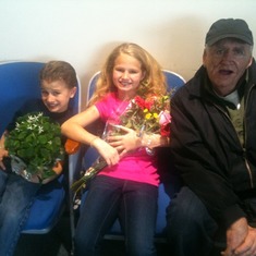 Tony with his grandchildren, Jack & Sierra