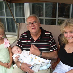 Anthony with Baby Tony, Serria and Pat